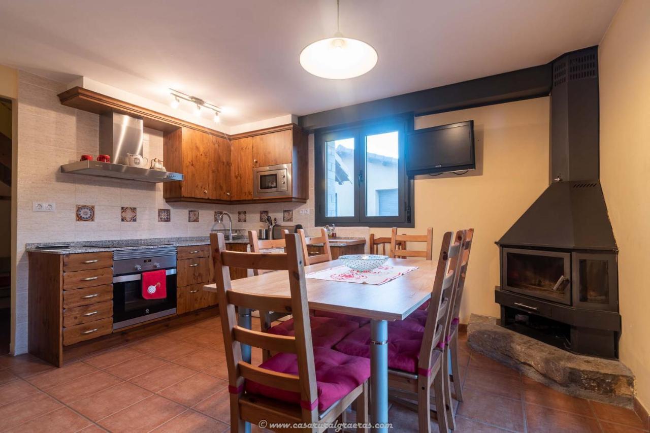 Casa Rural Graeras En Castigaleu ภายนอก รูปภาพ